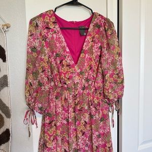 Pink Floral Dress